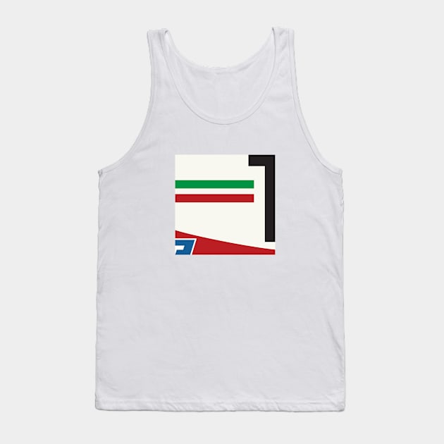 F1 -Ferrari -Lauda Tank Top by motivo design works